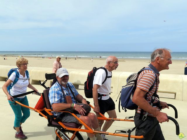 Randonnée joëlettes à Westende