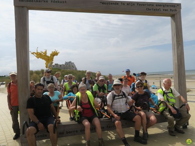 Randonnée joëlettes à Westende