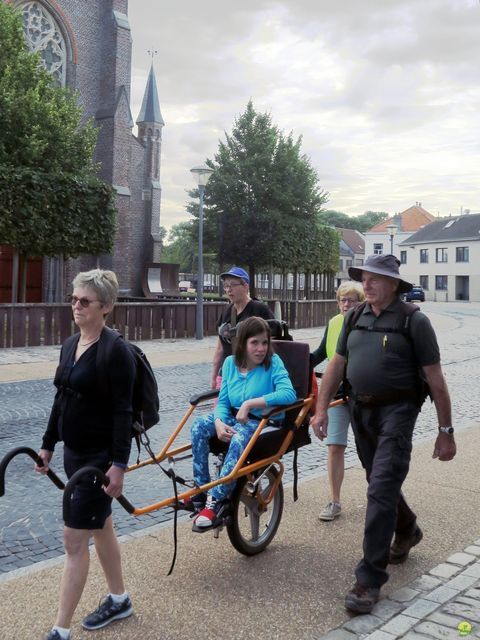 Randonnée joëlettes à Leffinge