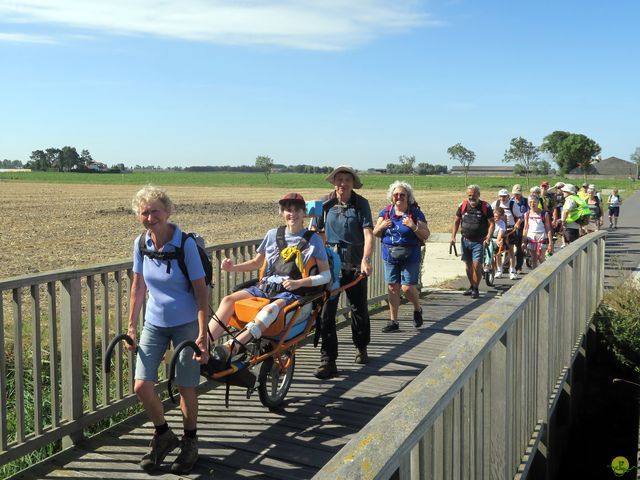 Randonnée joëlettes à Leffinge