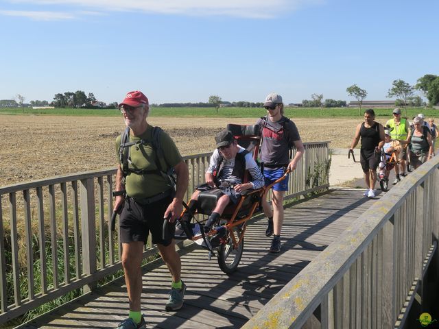 Randonnée joëlettes à Leffinge