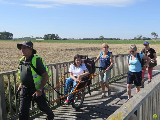 Randonnée joëlettes à Leffinge