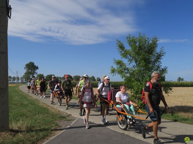 Randonnée joëlettes à Leffinge