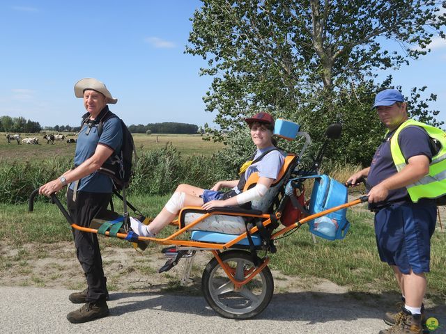 Randonnée joëlettes à Leffinge