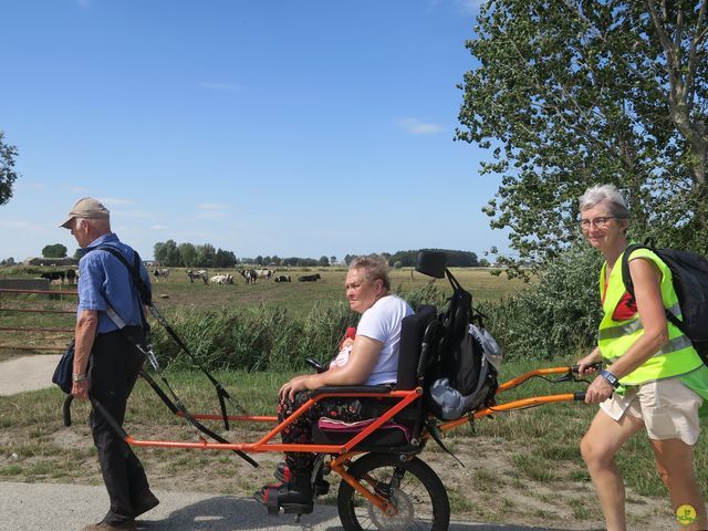 Randonnée joëlettes à Leffinge