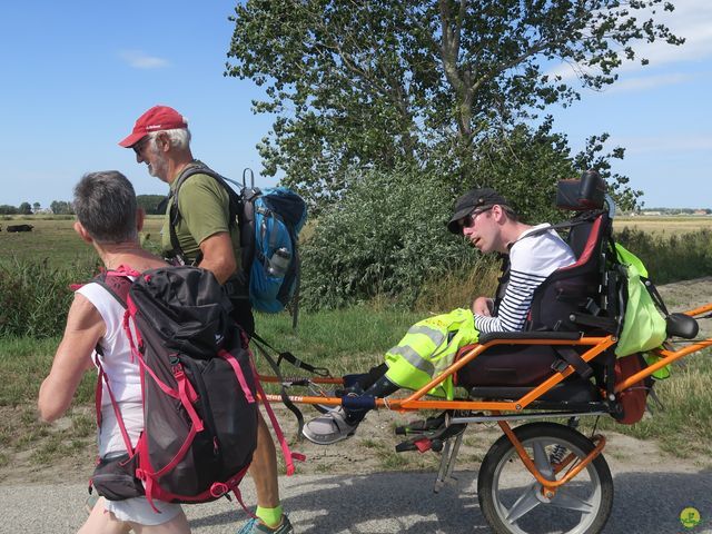 Randonnée joëlettes à Leffinge