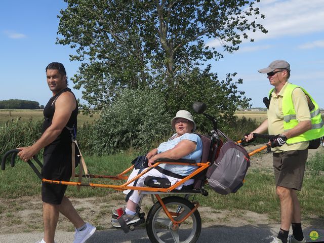 Randonnée joëlettes à Leffinge