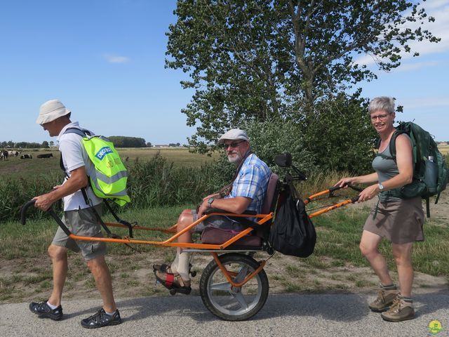 Randonnée joëlettes à Leffinge