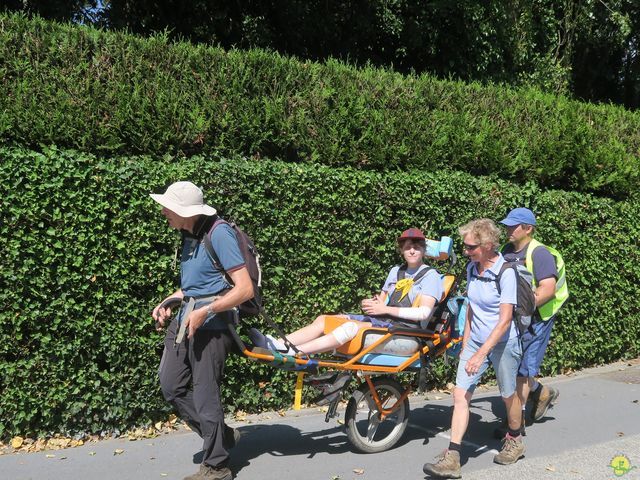 Randonnée joëlettes à Leffinge