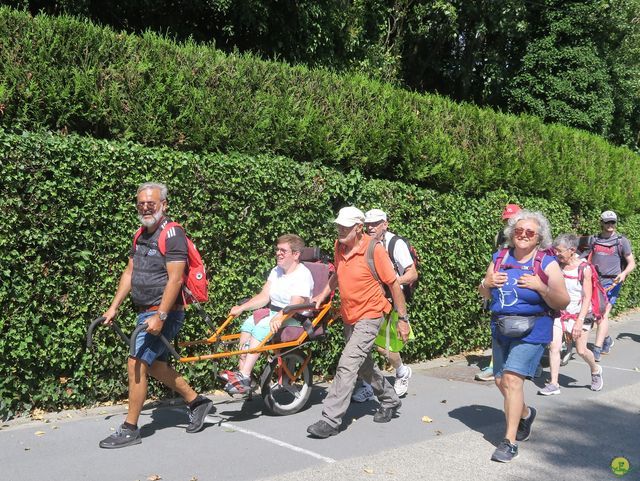 Randonnée joëlettes à Leffinge