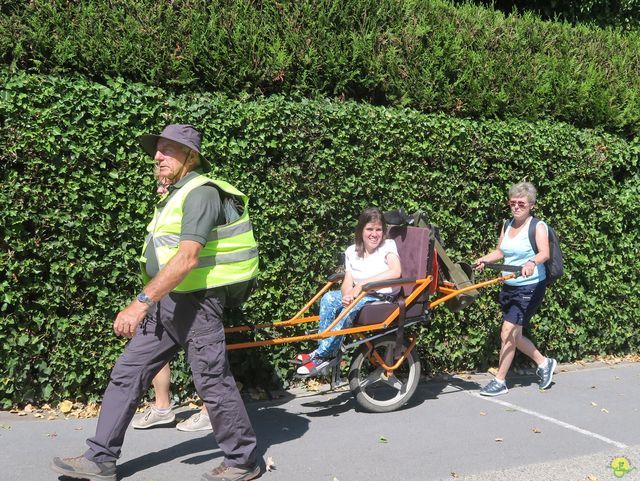 Randonnée joëlettes à Leffinge