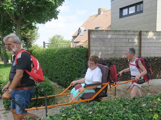 Randonnée joëlettes à Leffinge