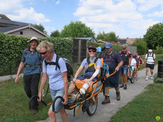 Randonnée joëlettes à Leffinge