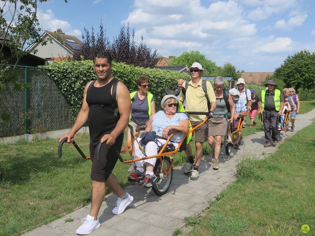 Randonnée joëlettes à Leffinge