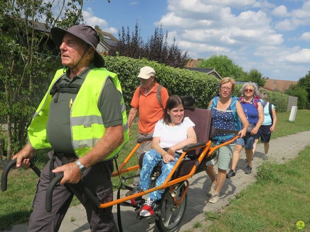 Randonnée joëlettes à Leffinge