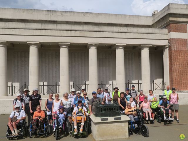 Randonnée joëlettes à Ypres