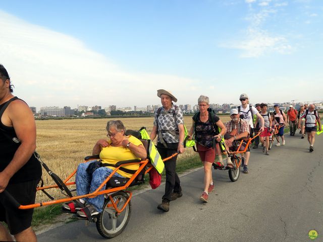 Randonnée joëlettes à Middelkerke