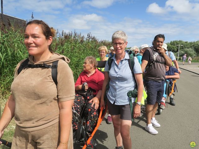 Randonnée joëlettes à Raversijde