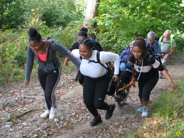 Randonnée joëlettes à Watermael-Boitsfort