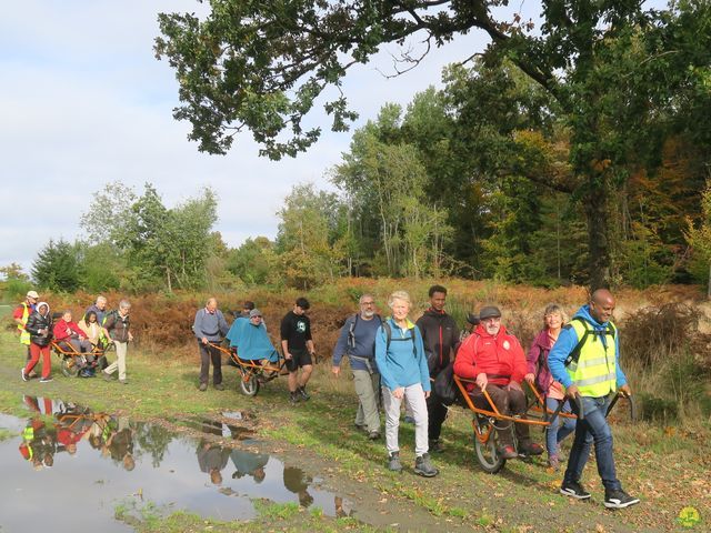 Randonnée joëlettes à Recogne