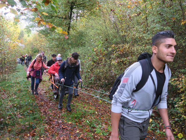 Randonnée joëlettes à Buzenol