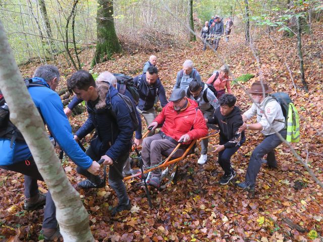 Randonnée joëlettes à Buzenol