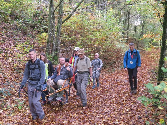 Randonnée joëlettes à Buzenol