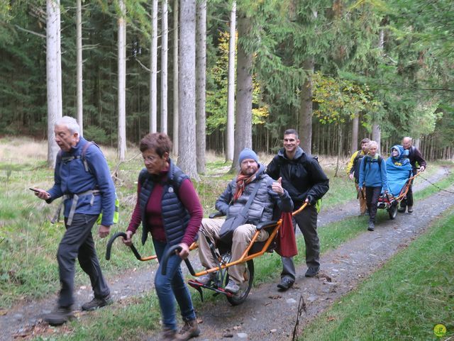 Randonnée joëlettes à Recogne