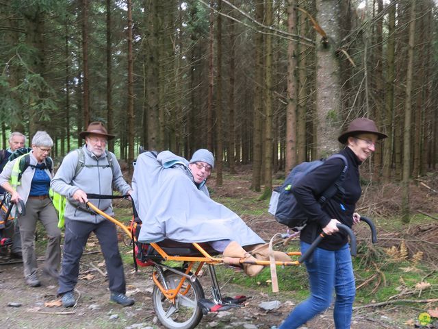 Randonnée joëlettes à Recogne