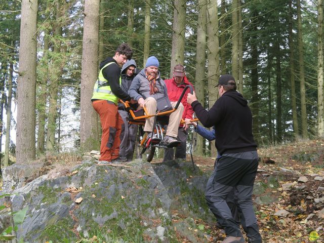 Randonnée joëlettes à Recogne