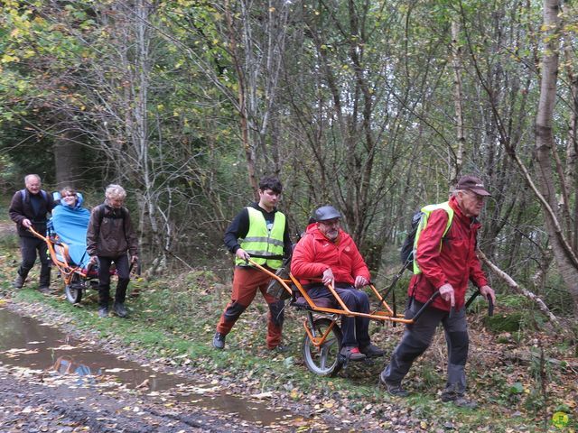 Randonnée joëlettes à Recogne