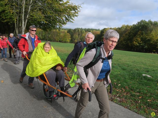 Randonnée joëlettes à Recogne