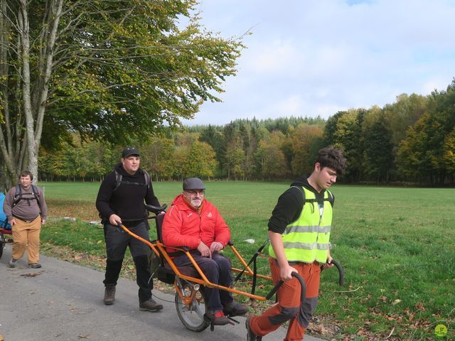 Randonnée joëlettes à Recogne