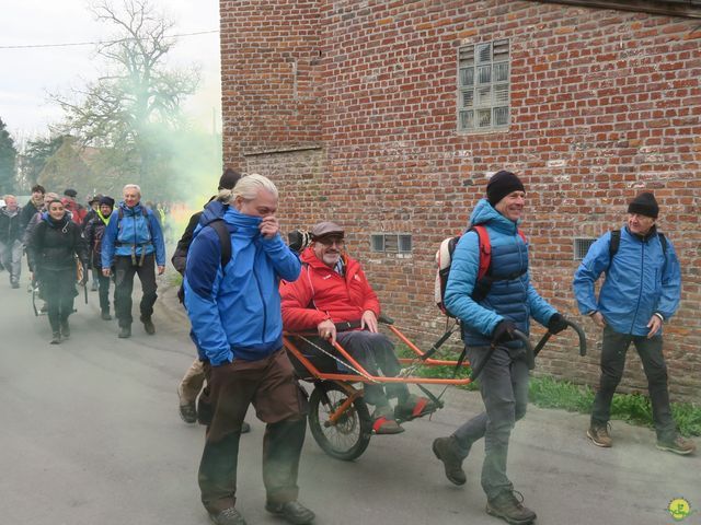 Randonnée joëlettes à Fayt-le-Franc