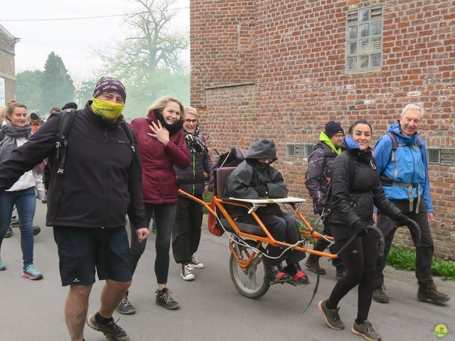 Randonnée joëlettes à Fayt-le-Franc