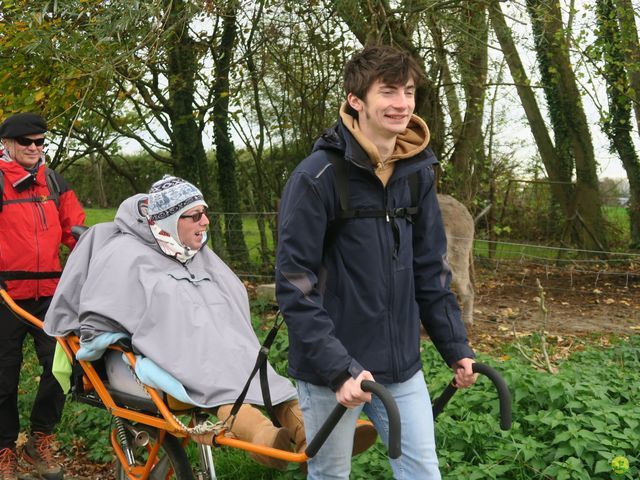 Randonnée joëlettes à Fayt-le-Franc