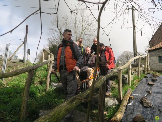 Randonnée joëlettes à Gottignies