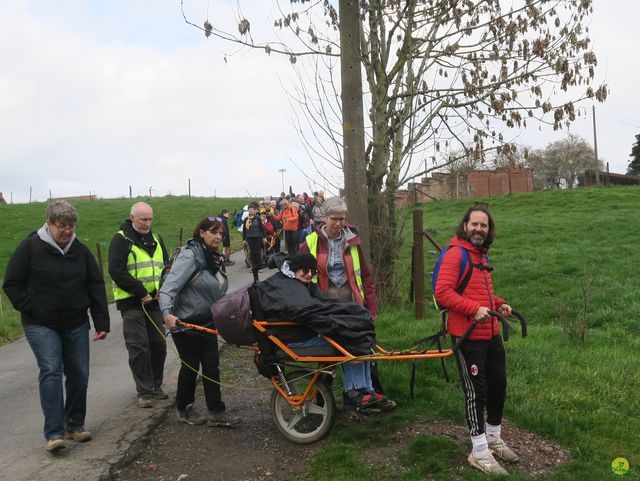 Randonnée joëlettes à Gottignies