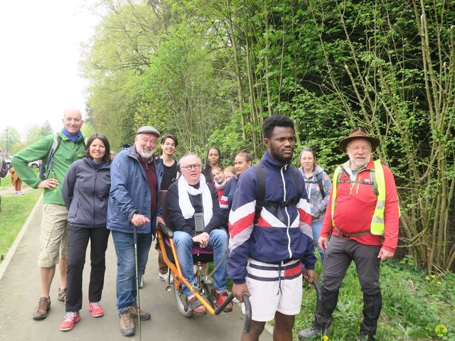 Randonnée joëlettes à Bousval