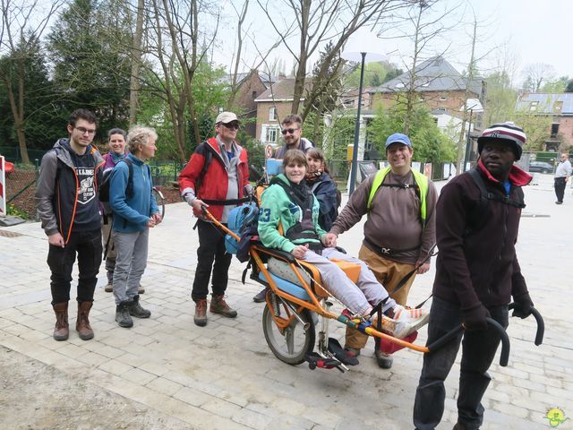 Randonnée joëlettes à Bousval