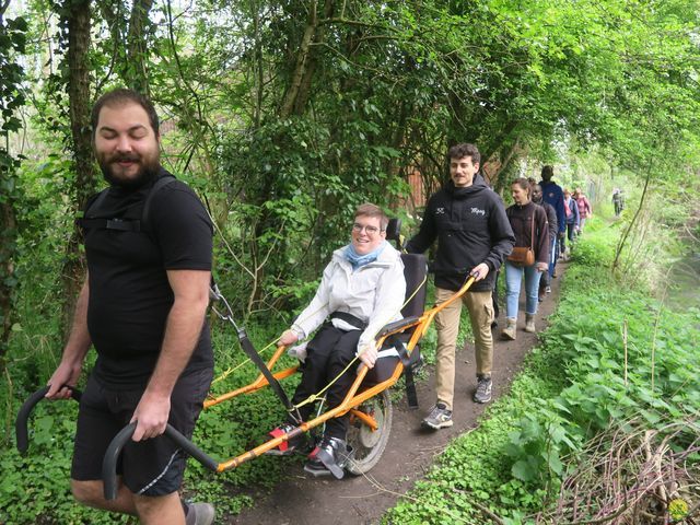 Randonnée joëlettes à Bousval