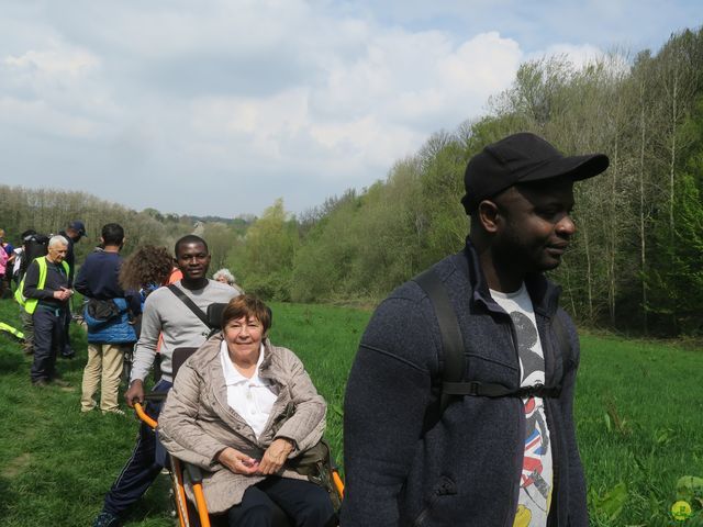 Randonnée joëlettes à Bousval