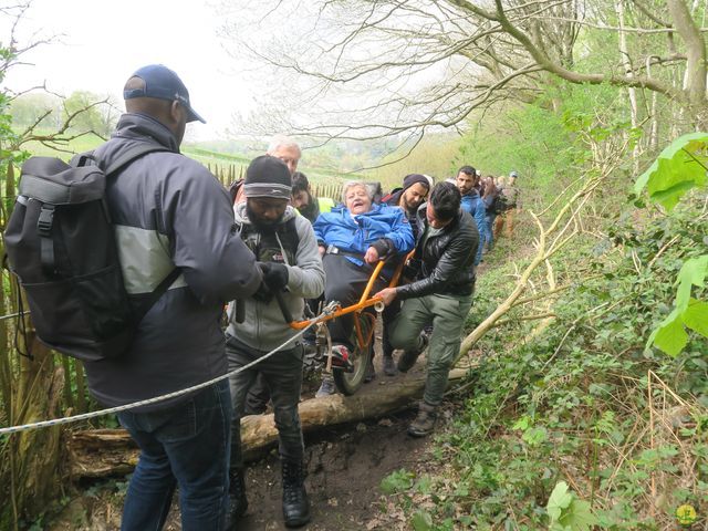 Randonnée joëlettes à Bousval