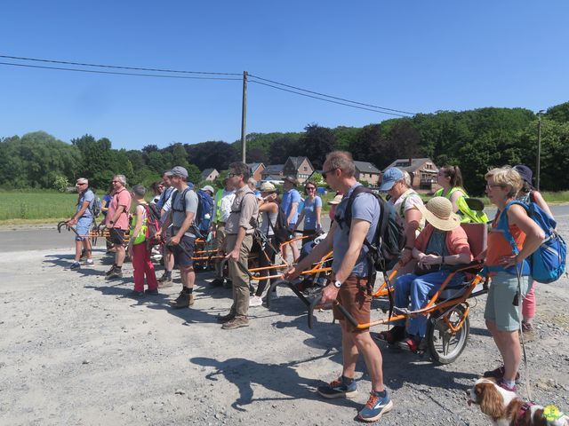 Randonnée joëlettes à Florival