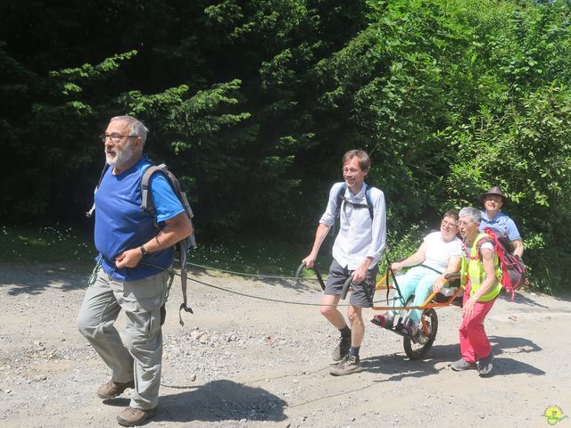 Randonnée joëlettes à Florival