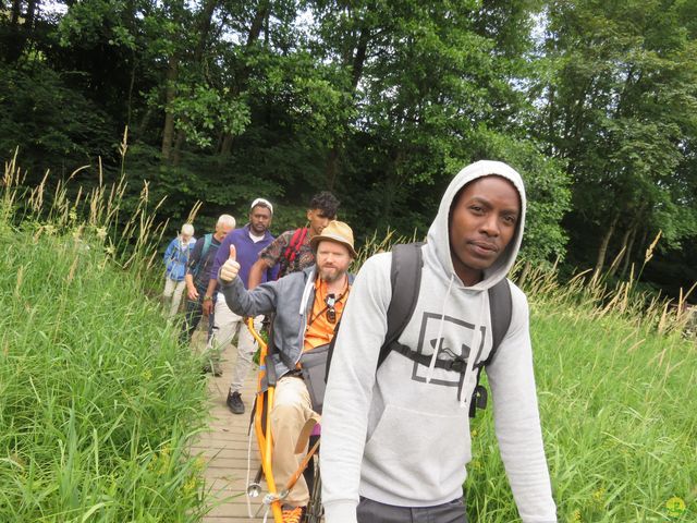 Randonnée joëlettes à Habay