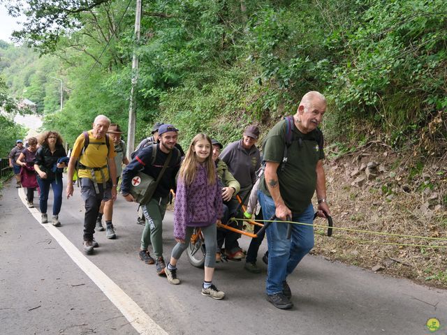 Randonnée joëlettes à Tilff