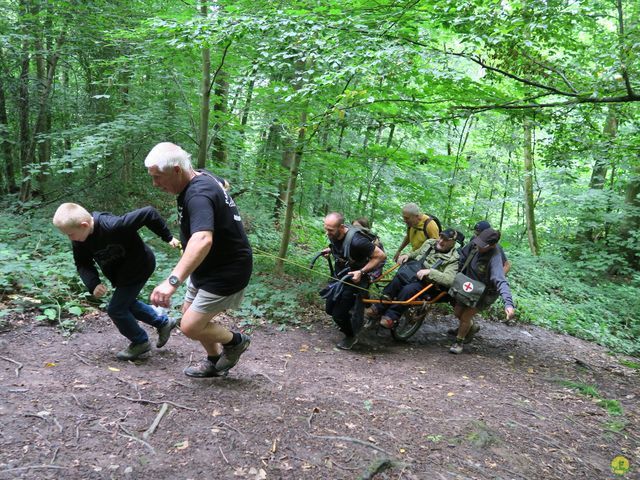 Randonnée joëlettes à Tilff