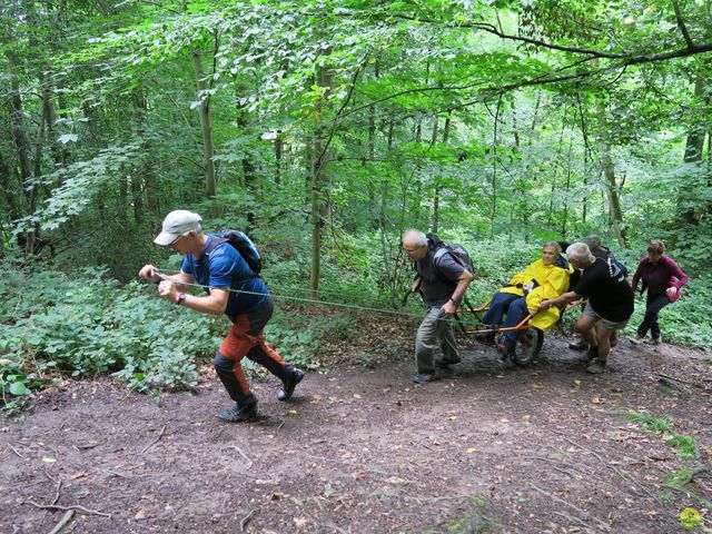 Randonnée joëlettes à Tilff