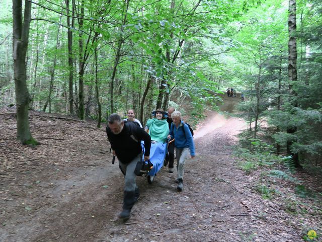 Randonnée joëlettes à Tilff